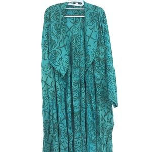 One Size Kimono Greenish Blueish Color